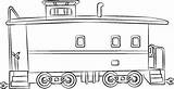 Train Drawing Draw Caboose Clipart Cliparts Trains Touches Cabooses Steps Final Add Library sketch template