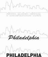 Philadelphia sketch template