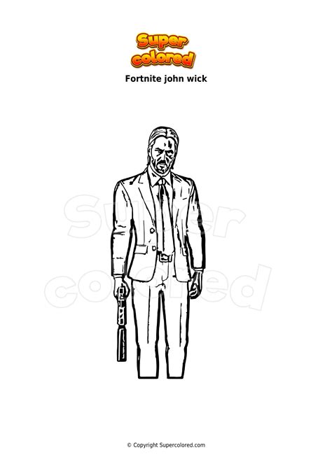 john wick chibi fortnite skin coloring page coloring pages coloring