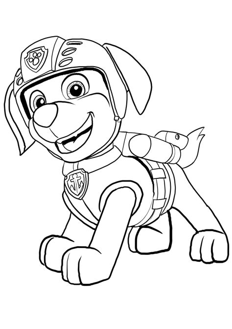 paw patrol zuma coloring page coloring page central images