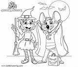 Chuck Cheese Coloring Pages Halloween Printable Friends Kids Adults Template Bettercoloring sketch template