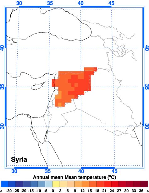 climgen syria climate observations