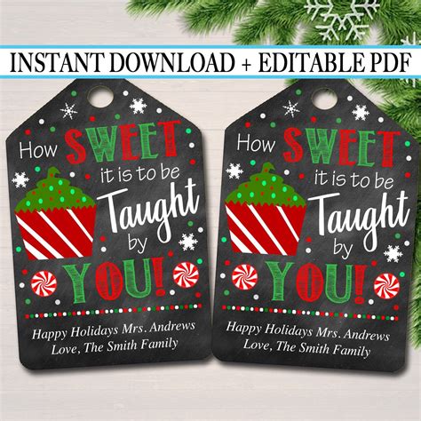 printable teacher christmas gift tags printable word searches