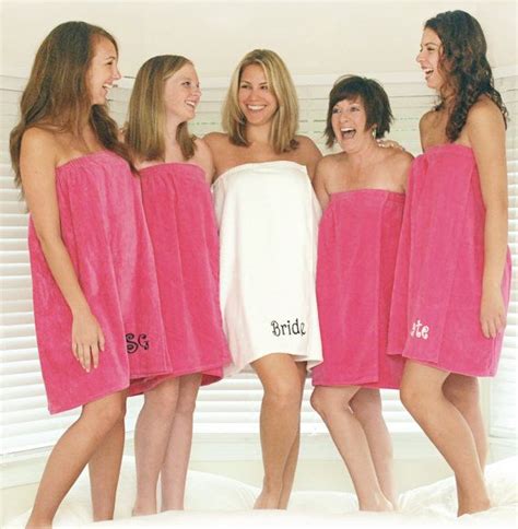 Bride And Bridesmaid Towel Wraps Towel Wrap Bridal Party Spa Wraps
