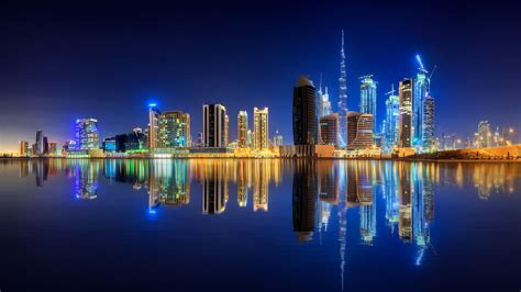 dubai united arab emirates persian gulf reflection  water