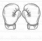 Boxing Glove Drawing Sketch Getdrawings sketch template