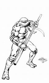 Donatello Turtle Tortugas Teenage Ninjas Colorear Tmnt Mutant Kleurplaat Tortuga Lapiz Coloringhome Printen Casey Superheroes Selvas sketch template