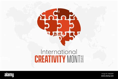 vector banner template design concept  international creativity month