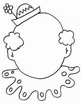 Clown Coloring Pages Cute Getcolorings Printable sketch template