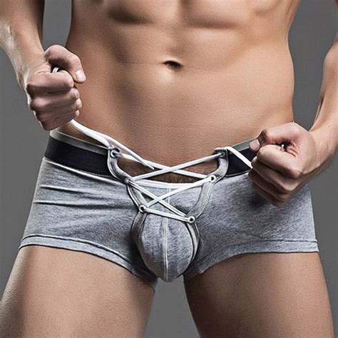 2016 New Mens Sexy Underwear Boxers Designed Waist Men S
