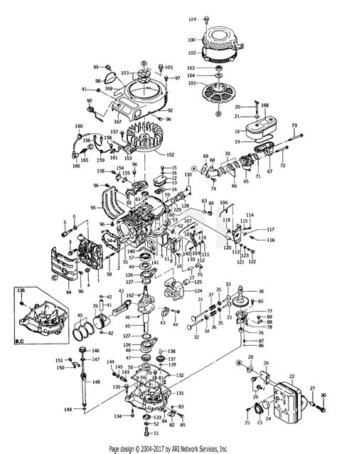 kawasaki fbv bs  stroke engine fbv parts diagram  general assembly