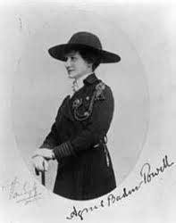 pin  agnes baden powell  founder   girl guides