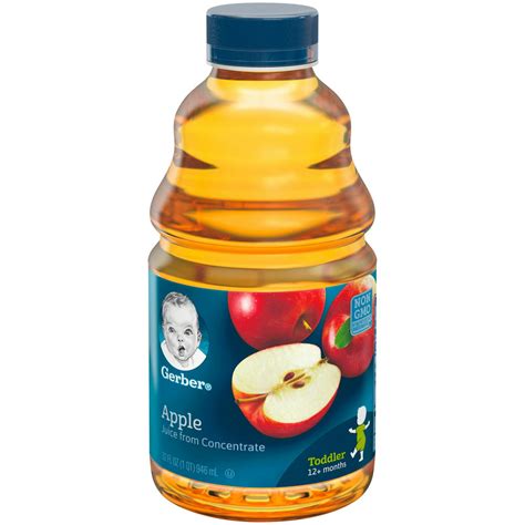gerber apple juice  oz bottle walmartcom walmartcom