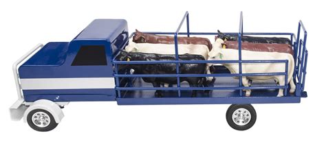 buster toys cattle truck blue