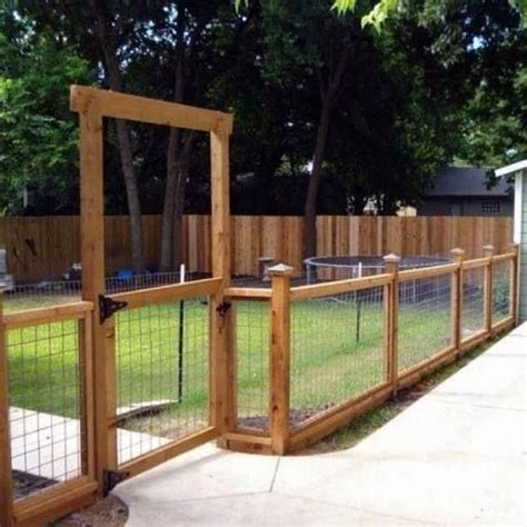 safeguard  beloved family doggo   top   dog fence ideas  rustic wood