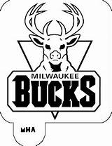 Bucks Milwaukee Pages Coloring Template sketch template