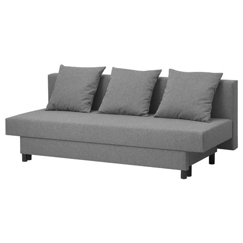 asarum sofa cama  plazas gris ikea