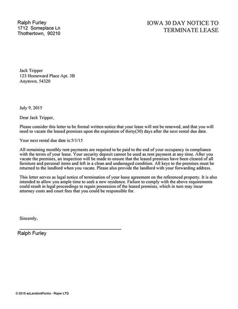 image result   day notice letter  tenant  landlord