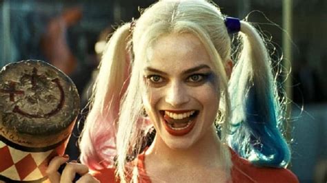 margot robbie reveals title  harley quinn spin    pokes