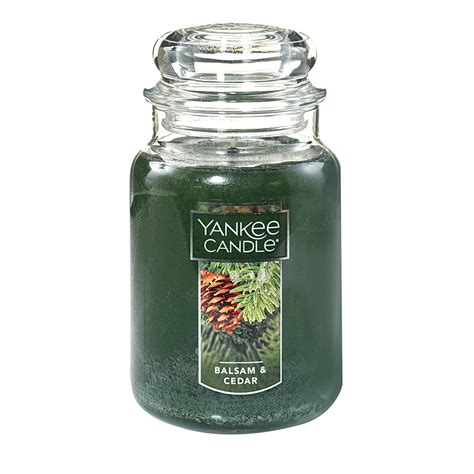 yankee candle balsam cedar original large jar scented candle walmartcom walmartcom