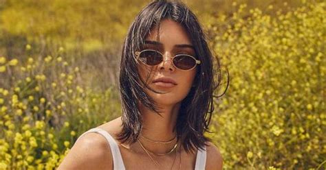 kendall jenner flaunts her peachy bum in thong bodysuit to model her