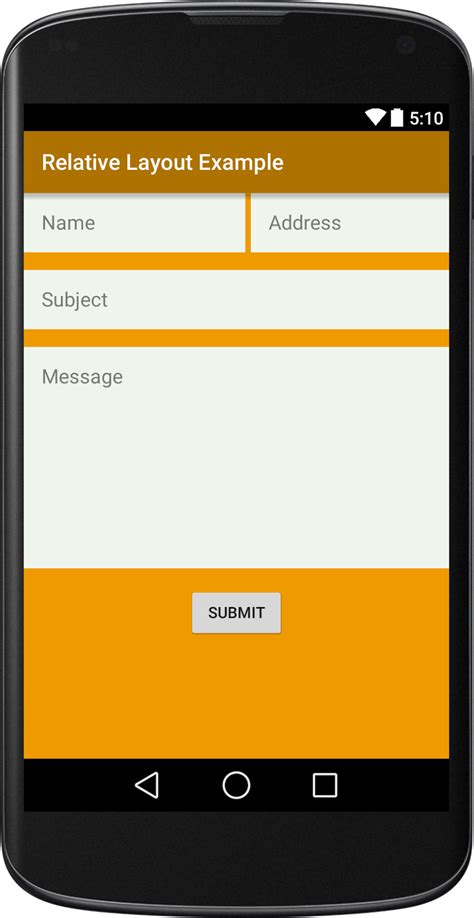 android relative layout  viral android tutorials examples uxui design