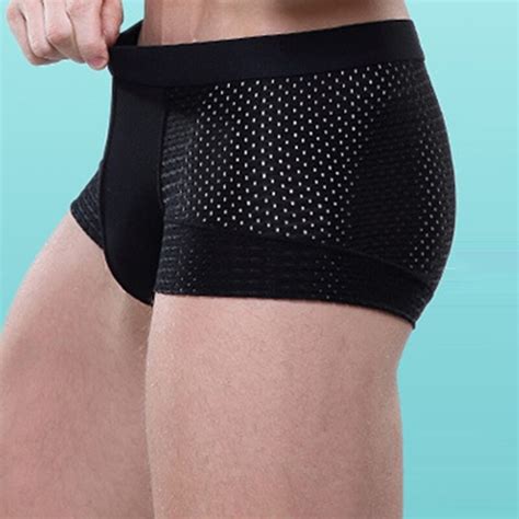 breathable mesh silk men s boxer four corner underwear wholesale new