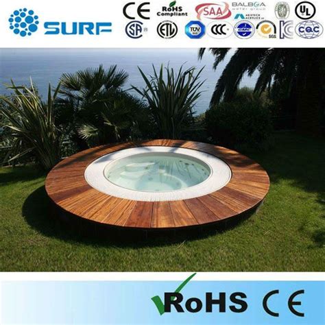 Cheap Round Spa Tub Indoor Outdoor Whirlpool Bathtub For
