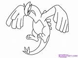 Pokemon Lugia Coloring Pages Print Draw Characters Printable Color Celebi Legendary Colouring Step Para Anime Getdrawings Shadow Getcolorings Pokémon Line sketch template