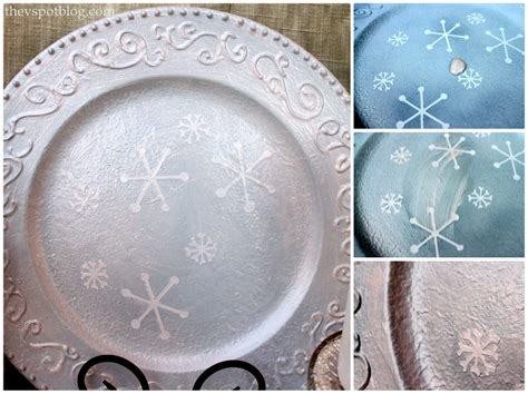 decorative winter platter   spot
