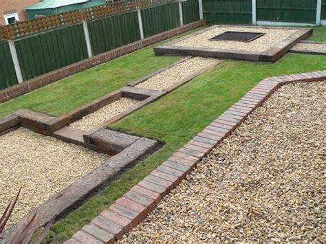 british railway sleepers patio