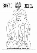 Coloring Raven Queen High Fairest Getting Drawing Ever After Pages Paintingvalley Everafter sketch template