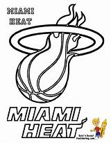 Basketball Coloring Pages Miami Heat Printable Sports Print Color Kids Popular Adults Coloringhome Halloween Comments Related Posts sketch template