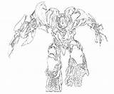 Cybertron Megatron sketch template