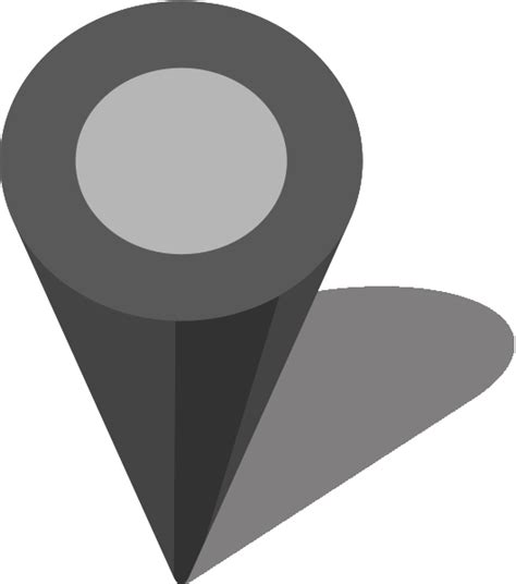 simple location map pin icon3 gray free vector data svg