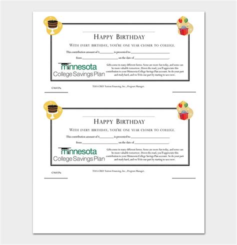 printable gift certificate templates  word