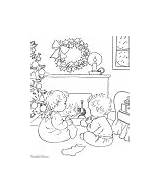 Christmas Eve Pages Coloring Kids Raising sketch template