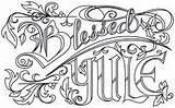 Yule Coloring Pages Colouring Pagan Crafts Adult Urban Threads Blessed Choose Board Embroidery Awesome Unique Designs sketch template