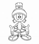 Marvin Coloring Martian Pages Looney Space Jam Tunes Colouring Disney Characters Cartoon Color Printable Drawings Drawing Sheets Kids Book Popular sketch template