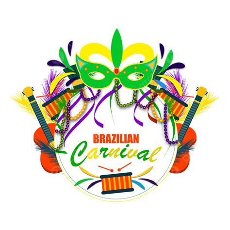 Brazilian Carnival Vector Png Images Colorful Brazilian Carnival