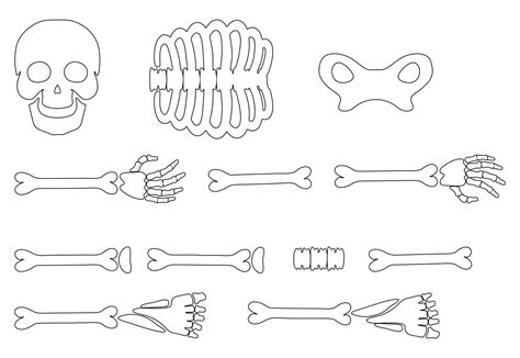 large printable skeleton template skeleton template skeleton