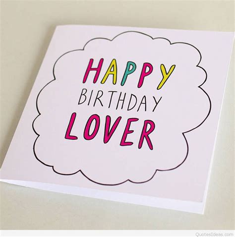 Happy Birthday Card With Love Message