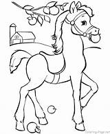 Coloring Horse Pages Jockey Getcolorings Dala sketch template