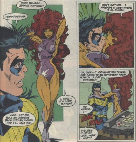 how many women has nightwing kissed dick grayson comic vine