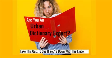 urban dictionary expert quiz social