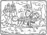 Ridder Paard Kiddicolour sketch template