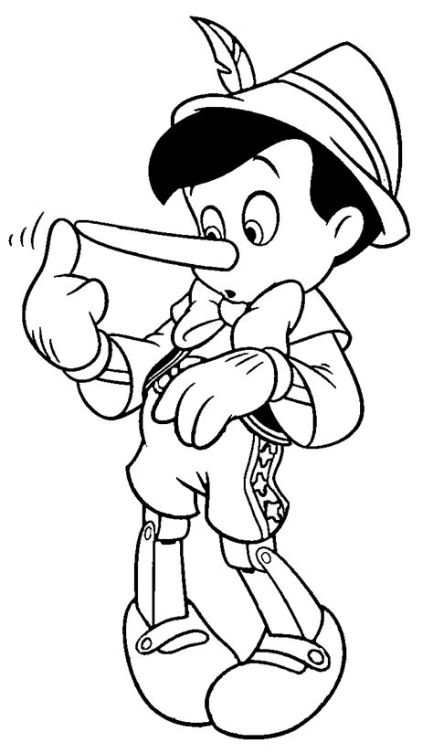 printable pinocchio coloring pages  kids