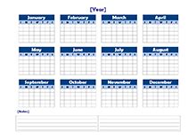 yearly blank calendar template printable blank yearly calendars