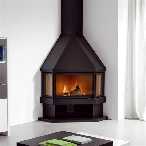 portrait  simplify  indoor warming stuff  corner wood burning stove  gorgeous