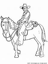 Cowboy Coloring Horse Pages Drawing Printable Kids Colouring Print Audio Stories Boys Getdrawings Lightupyourbrain sketch template